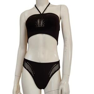 Wolford Elegant Black Bikini Set